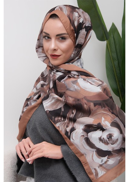 Floral Akrilik Desenli Dijital Soft Şal indirimleri