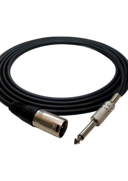 R-Sjxlre5 6,3 mm Mono/xlr Erkek 5 Metre Enstrüman Kablosu