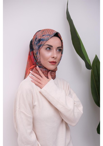 Renkli Karma Desen Dijital Soft Eşarp fırsatları