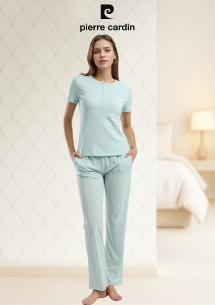 Kadın Giyim Kısa Kol Düğme Detaylı Pijama Takımı (Modal Şort Hediye) fırsatları