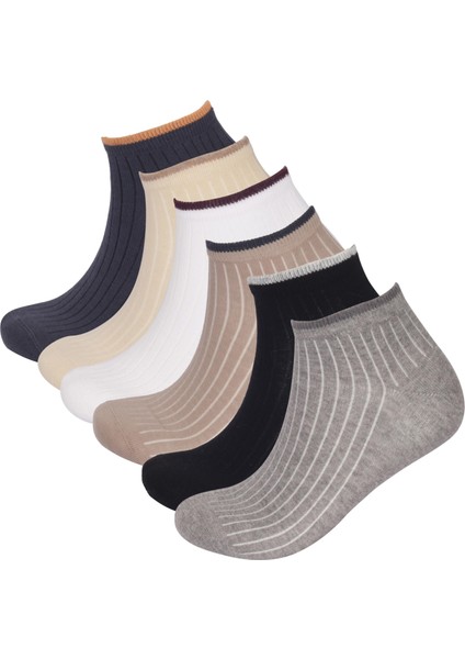 7'li Pamuk Erkek Step Çorap Çok Renkli indirimleri