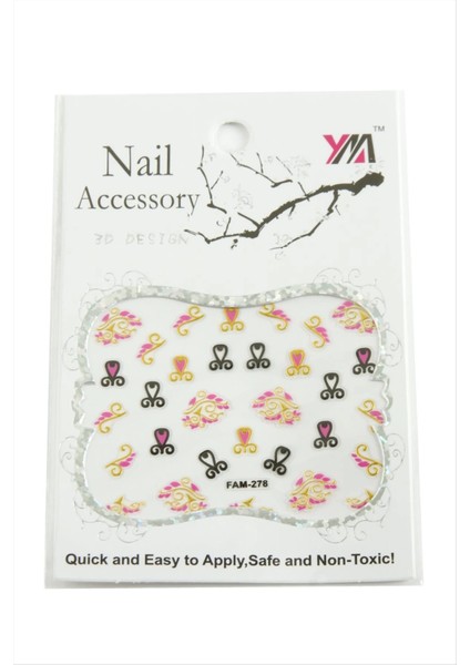 Tırnak Aksesuarı Tattoo Sticker