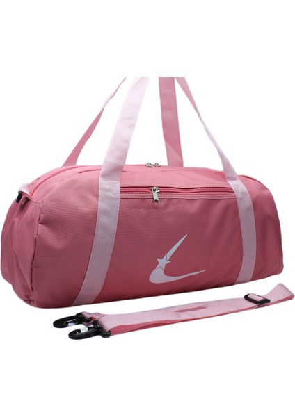 Somon Renk Suya Dayanıklı Kumaş Seyahat Spor Gym ve Fitness Çantası