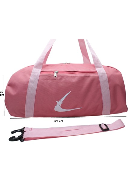 Somon Renk Suya Dayanıklı Kumaş Seyahat Spor Gym ve Fitness Çantası fiyatları