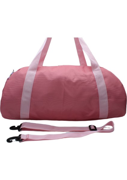 Somon Renk Suya Dayanıklı Kumaş Seyahat Spor Gym ve Fitness Çantası modelleri