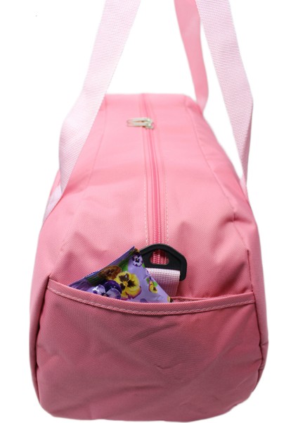 Somon Renk Suya Dayanıklı Kumaş Seyahat Spor Gym ve Fitness Çantası indirimleri