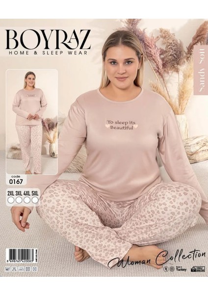 Sandy Soft Battal Kadın Pijama Takımı 0167