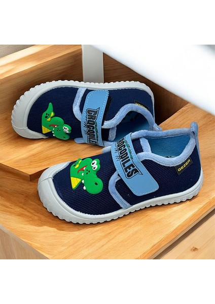 Dinazor Desenli Ev Okul Kıreş Içeri ve Dışarı Çocuk Panduf Ayakkabı fiyatları