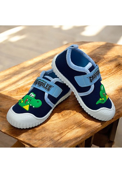 Dinazor Desenli Ev Okul Kıreş Içeri ve Dışarı Çocuk Panduf Ayakkabı fırsatları