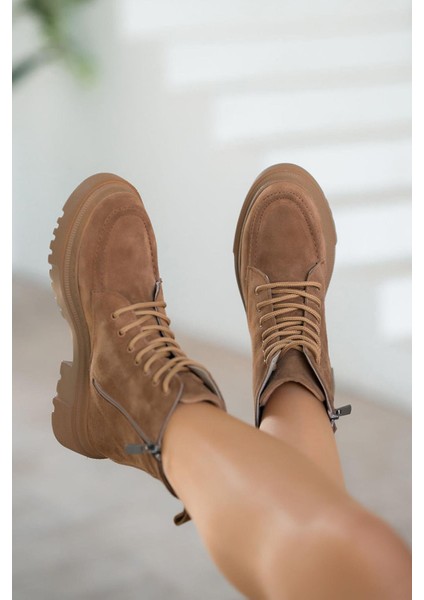 Patrick Kadın Hakiki Deri Süet Postal Camel fiyatları