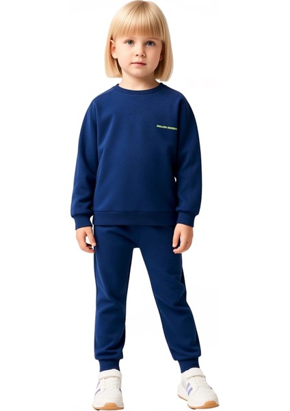 Çocuklar Için Konforlu Pamuklu Regular Kesim Sweatshirt ve Eşofman Altı Takımı Kaliteli Şık fiyatları