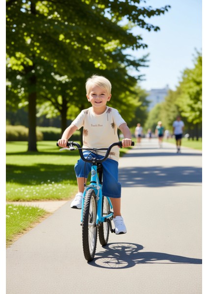 Erkek Çocuk Tropikal Baskılı Pamuklu Kısa Kollu Tişört ve Jean Şort Takımı Kaliteli Şık Rahat fiyatları