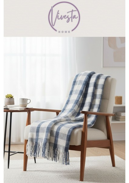 Scotch Battaniye 180×220 cm – Lüks, Yumuşacık ve Sıcak Tutucu Konfor Battaniyesi