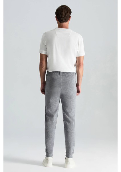 Merino Yün Açık Gri Triko Pantolon indirimleri