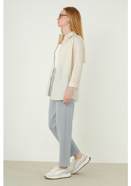 Scuba Pantolon Açık Gri