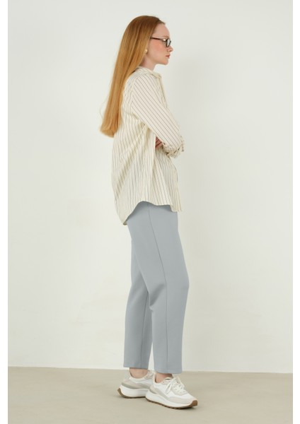 Scuba Pantolon Açık Gri