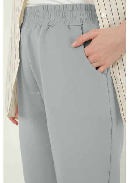 Scuba Pantolon Açık Gri