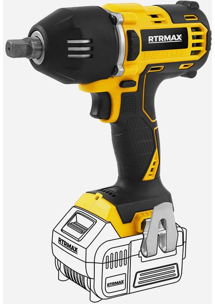 Akülü Somun Sıkma 18V 400NM 2X4AH Akü(Kömürsüz) X-Lıon fiyatları