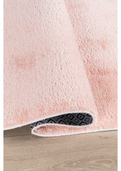 Puffy Peluş Post, Overlok Kaymaz Taban Halı 8 Renk Siyah fiyatları