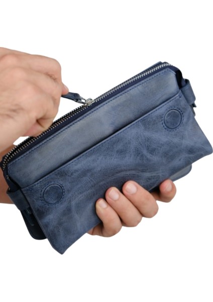 Hakiki Deri Unisex El Çantası | Boliva 9874 modelleri