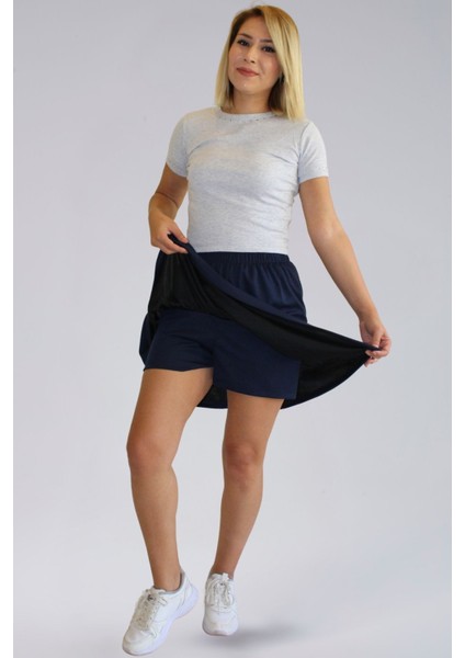 Mevsimlik Kadın Etek - Ecrin Kumaş Mevsimlik Mini Boy Kadın Şort Etek modelleri