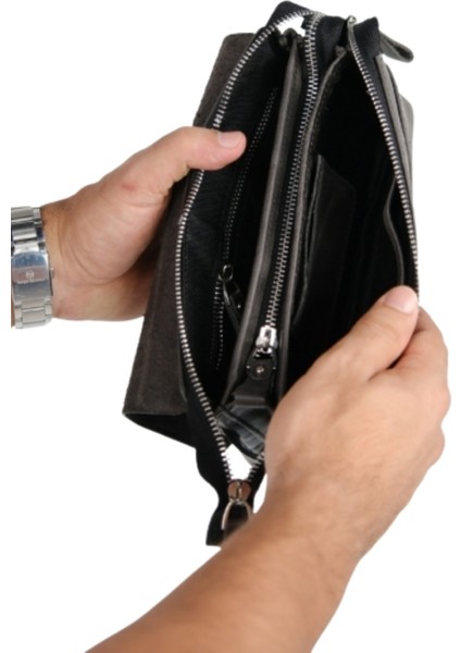 Hakiki Deri Unisex El Çantası | Boliva 9874 modelleri