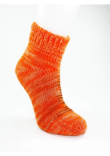 El Örgüsü Kışlık Şık Kadın Yün Patik D14