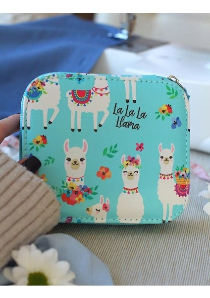 Dikiş Seti - Fermuarlı Seyahat- Yolculuk Için Taşınabilir Çeyiz Dikiş Kutusu fiyatları