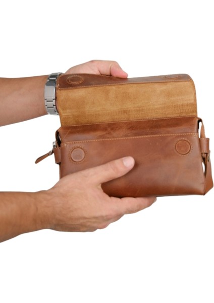 Hakiki Deri Unisex El Çantası | Boliva 9874 modelleri