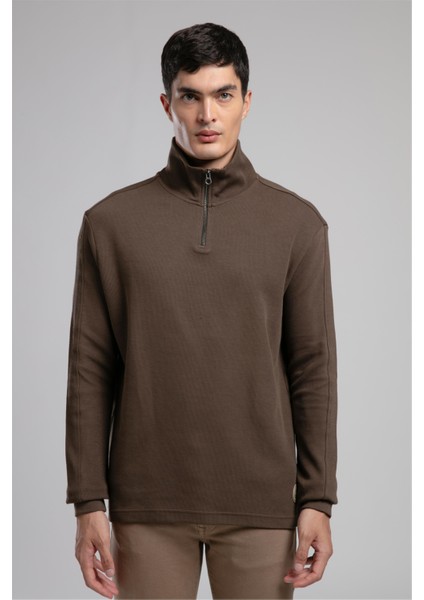 Desona Erkek Dik Yaka Sweatshirt Yeşil fiyatları