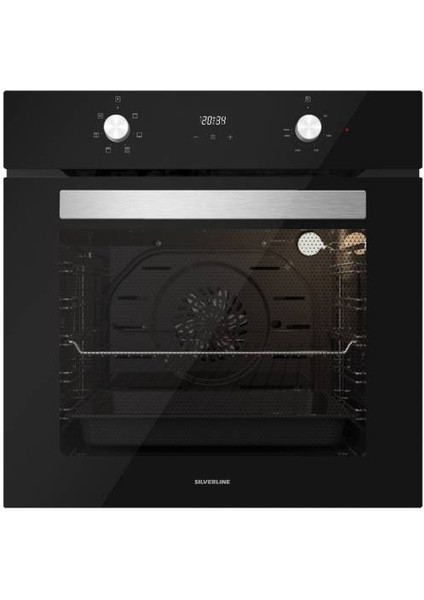 Silverline Siyah Cam Ankastre Set BO6502B02-CS5335B01-3457 Soho fiyatları