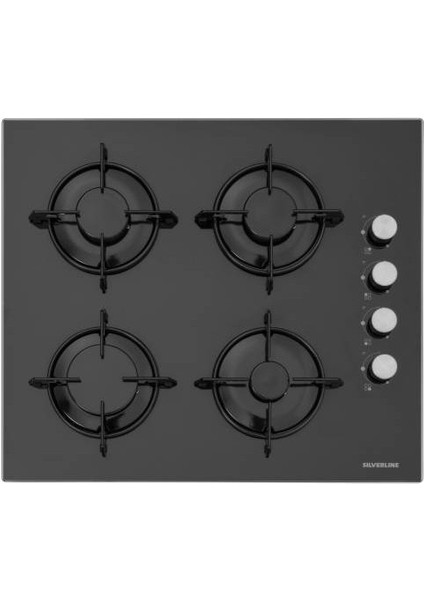 Silverline Siyah Cam Ankastre Set BO6502B02-CS5335B01-3457 Soho modelleri