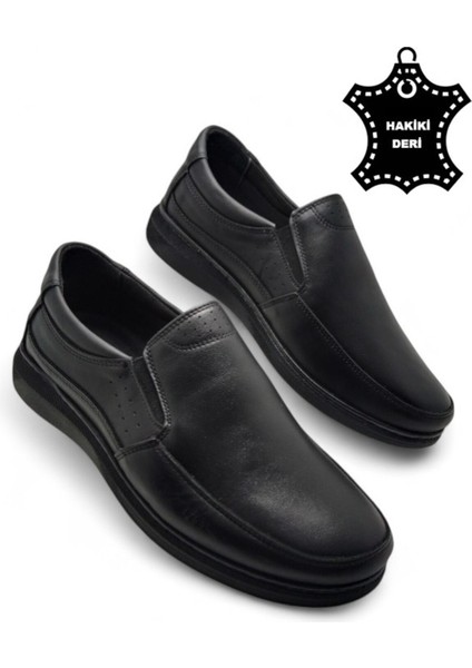 Erkek Mevsimlik Hakiki Deri Ultra Rahat Klasik Günlük Baba Ayakkabısı