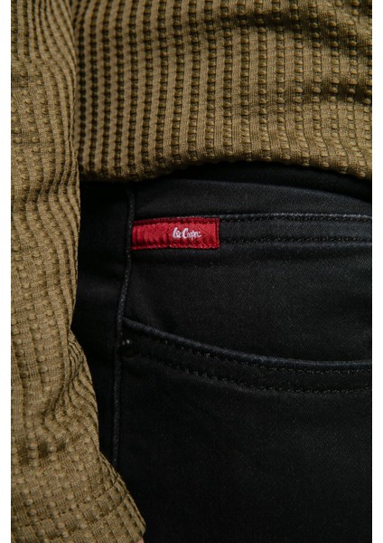 Jack Orta Bel Dar Kesim Dar Paça Siyah Erkek Jean Pantolon fırsatları