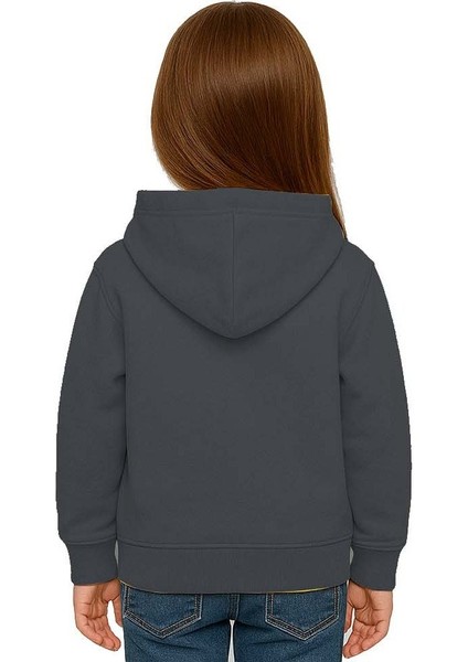 Unisex Baskılı Çocuk Swaetshirt Labubu Baskılı Kapüşonlu 3 Iplik Şardonlu fiyatları