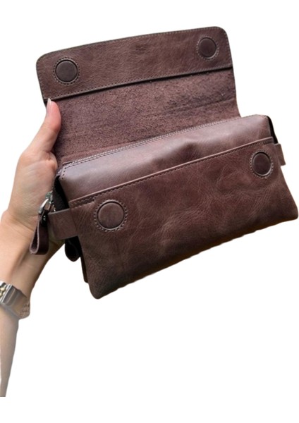 Hakiki Deri Unisex El Çantası | Boliva 9874 modelleri