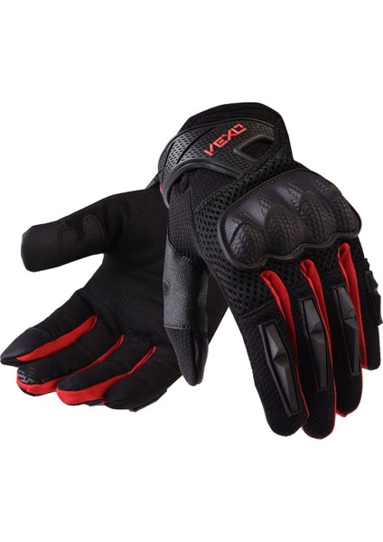 Stunt Motosiklet Eldiven Kırmızı ( M ) Beden