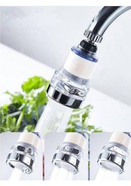 Filtreli Lüks Şeffaf Fonksiyonlu 360° Mutfak Lavabo Batarya Musluk Başlığı modelleri