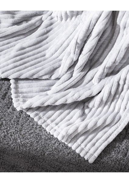 Corbeau Welsoft Düz Tv Battaniye - Gri modelleri