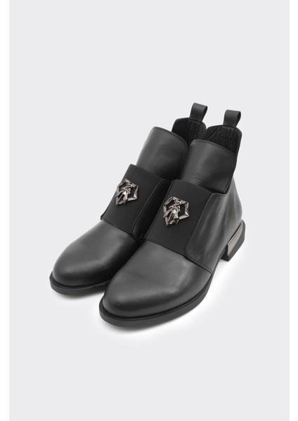 Hakiki Deri Lastikli Kadın Bot fiyatları