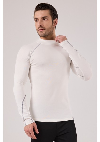 Thermo-Fit Erkek Termal Içlik Üst Kayak Içliği Ekru Beyaz Gri modelleri