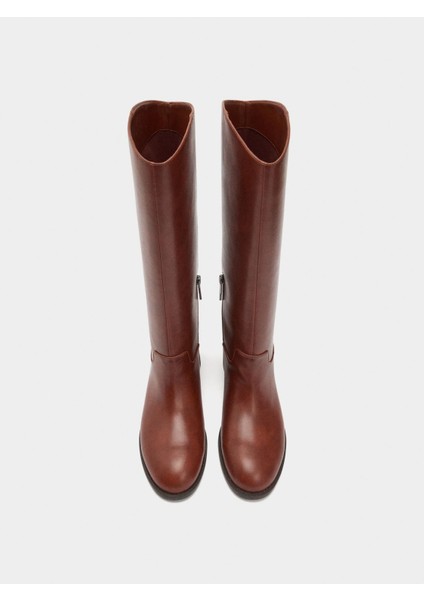 Kısa Topuklu Çizme