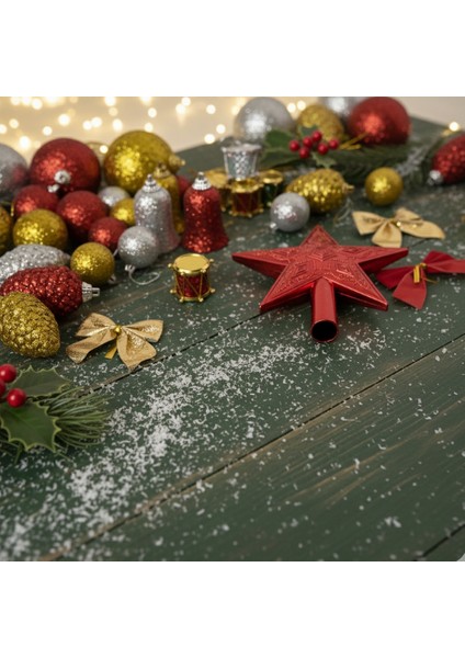 38 Parça Yeni Yıl Paketi – 90 cm Çam Ağacı ve Yılbaşı Süsleri Seti indirimleri