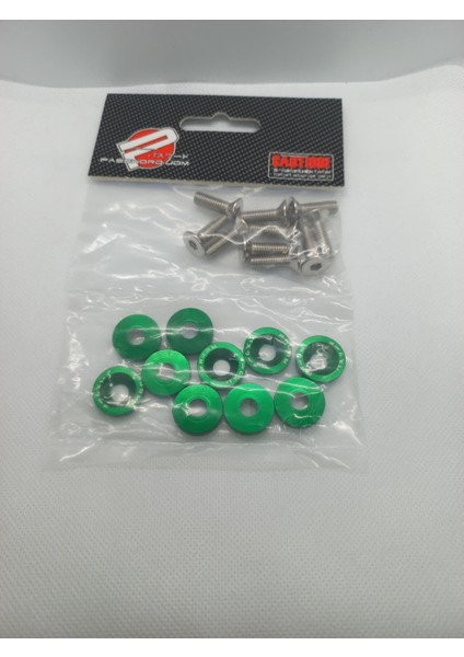 Scooter Yeşil Renkli Jdm Vida Pul Seti 10 Lupaket