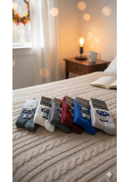 Ayıcık Desenli Pamuk Soket Çorap modelleri