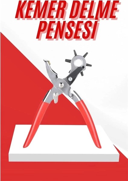 Kemer Delme Pensesi 6 Farklı Boyutta Kemer Delici Ev Deri Kemer modelleri