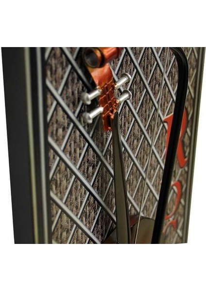 Pano Keman Dikey Vintage Müzik Temalı Dekoratif Ev Ofis Hediyelik fırsatları