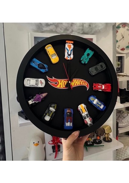 Hot Wheels Tasarım Kolleksiyon Duvar Saati