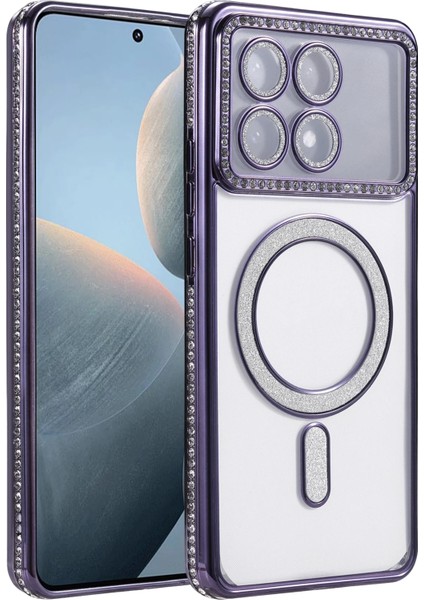 Mtxdpn Newface Xiaomi Poco X6 Pro Joke Simli Magneticsafe Kılıf - Derin Mor