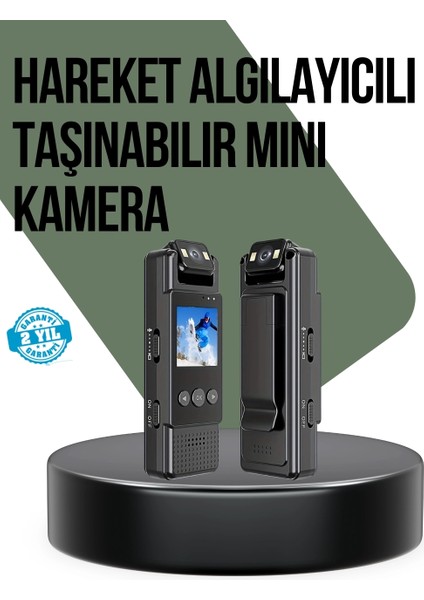 Gece Görüşlü Döngüsel Kayıt Destekli Mini Kamera